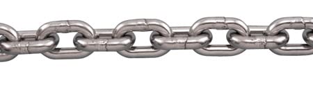 STAINLESS STEEL ANCHOR CHAIN 316L (S1) 1/2" (S0601-0013) SOLD PER FOOT