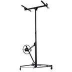 Drywall Panel Hoist Drywall Lift Rolling Panel Hoist Jack Lifter 16ft Black Color,Send Goods from Local Warehouse,Fast delivery