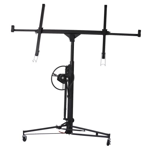 11ft Drywall Lift, 150 Lbs Load Capacity, Sheetrock Hoist,Green
