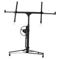 Drywall Panel Hoist Drywall Lift Rolling Panel Hoist Jack Lifter 16ft Black Color,Send Goods from Local Warehouse,Fast delivery