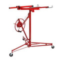 11FT Drywall Panel Hoist Dry Wall Rolling Caster Lifter Construction Tool