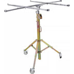 Heavy-Duty Drywall Lifter - 80kg Capacity Panel Hoist for Construction & Furniture Upholstery, Includes 4" Casters for Easy Mobility (4m)