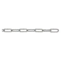 Peerless Chain Straight Chain,CRBN Steel,100' L,205 lb H0820-2411 - 1 Each
