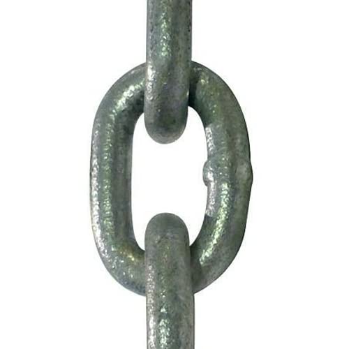 3/8" x 200' Hot Galvanized Grade 43 HIGH Test Chain Bulk 1/2 Drum