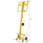 Drywall Lift, 150LBS Heavy Duty Sheetrock Lift with Rolling Caster Wheels