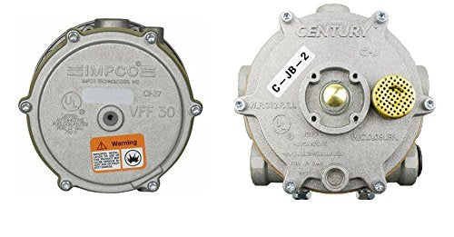 JB-2 Vaporizer Regulator Century and VFF30-2 Impco Filter Lockoff Combo Kit LPG Gas Forklift Trucks
