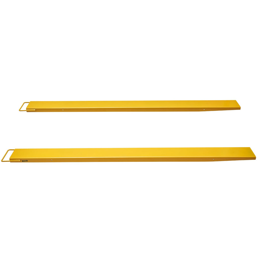 VEVOR Forklift Extensions, 96 Inch Fork Extensions 5.5 Inch Width, 1 Pair