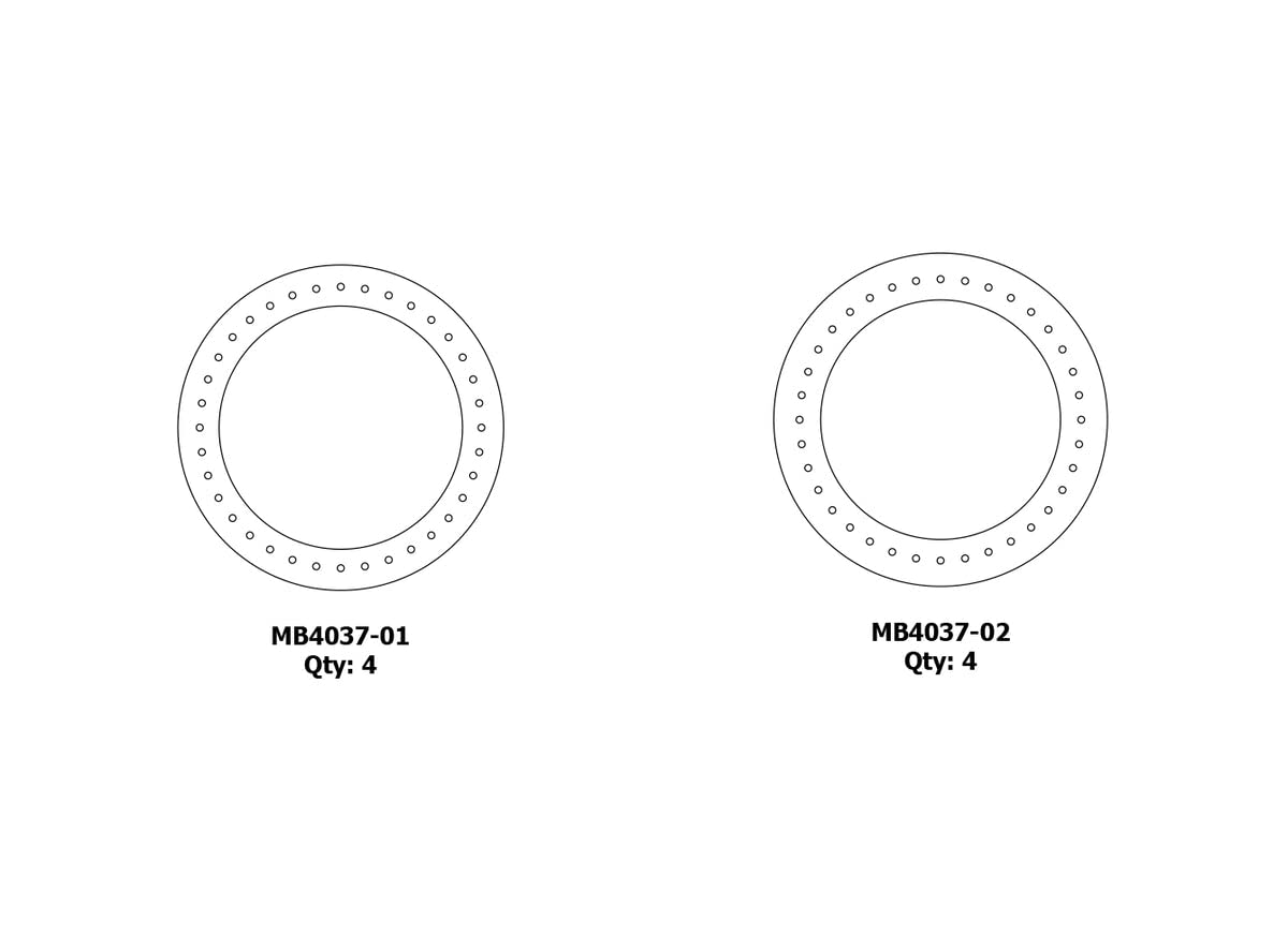 Motobilt Simple 17" DIY Bead Lock Wheel Kit