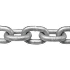 1/4" x 100 Ft Grade 30 Proof Coil Chain – Hot Dip Galvanized Steel Utility Chain for Towing, Farm, Marine, Trailer, Barrier, Logging & General Purpose Use
