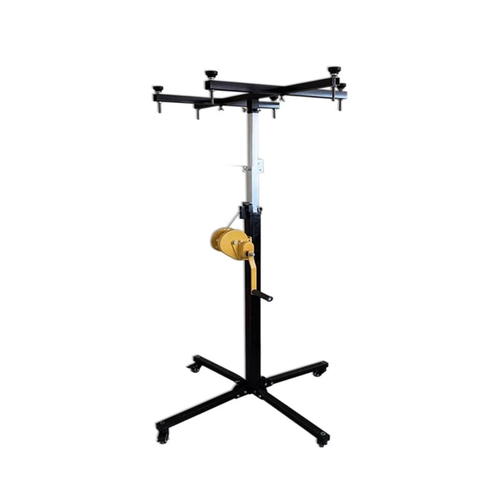 Manual Mode Drywall Lifts ， with Ockable Wheels Ceiling Lifter Panel, Adjustable Telescopic Arm Tool Jack Lifter for Home Improvement(Height -3m)