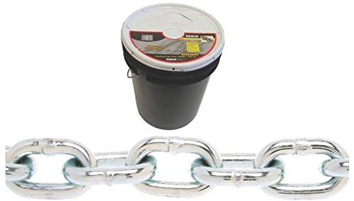 Baron PC3014P Welded Proof Coil Chain 1/4 in x 141 ft 1300 lb Steel