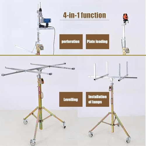 Plasterboard Lifter, Heavy Duty Drywall Lift Hoist Tool, for Construction/Industrial/Business
