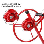 11FT Drywall Panel Hoist Dry Wall Rolling Caster Lifter Construction Tool