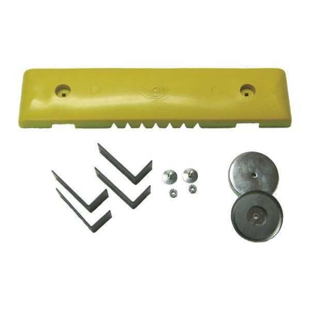 Ideal Warehouse Innovations, Inc.-70-1110 PVC Plastic Safe Bump Forklift Protector with Two 100lbs Magnets and VHB, 18" Length x 4" Width x 1.5" Depth