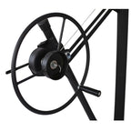 meskel Drywall Panel Hoist Drywall Lift Rolling Panel Hoist Jack Lifter 16ft Black Color