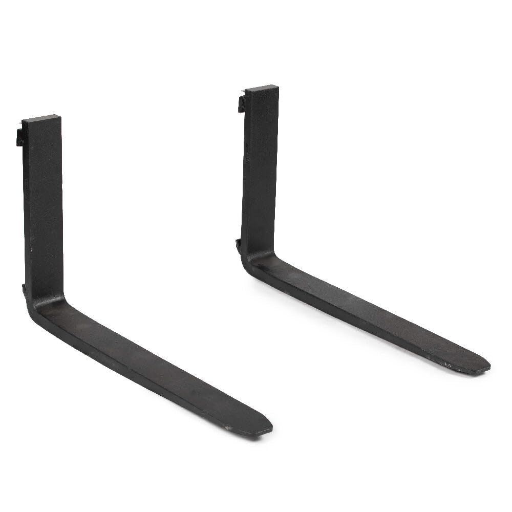 Titan Attachments 42in Pallet Fork Blades, 4,000 LB Load Capacity, Class II Forklift Blades