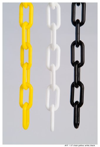 1" (4 MM) Plastic Chain in White, 500 feet Length