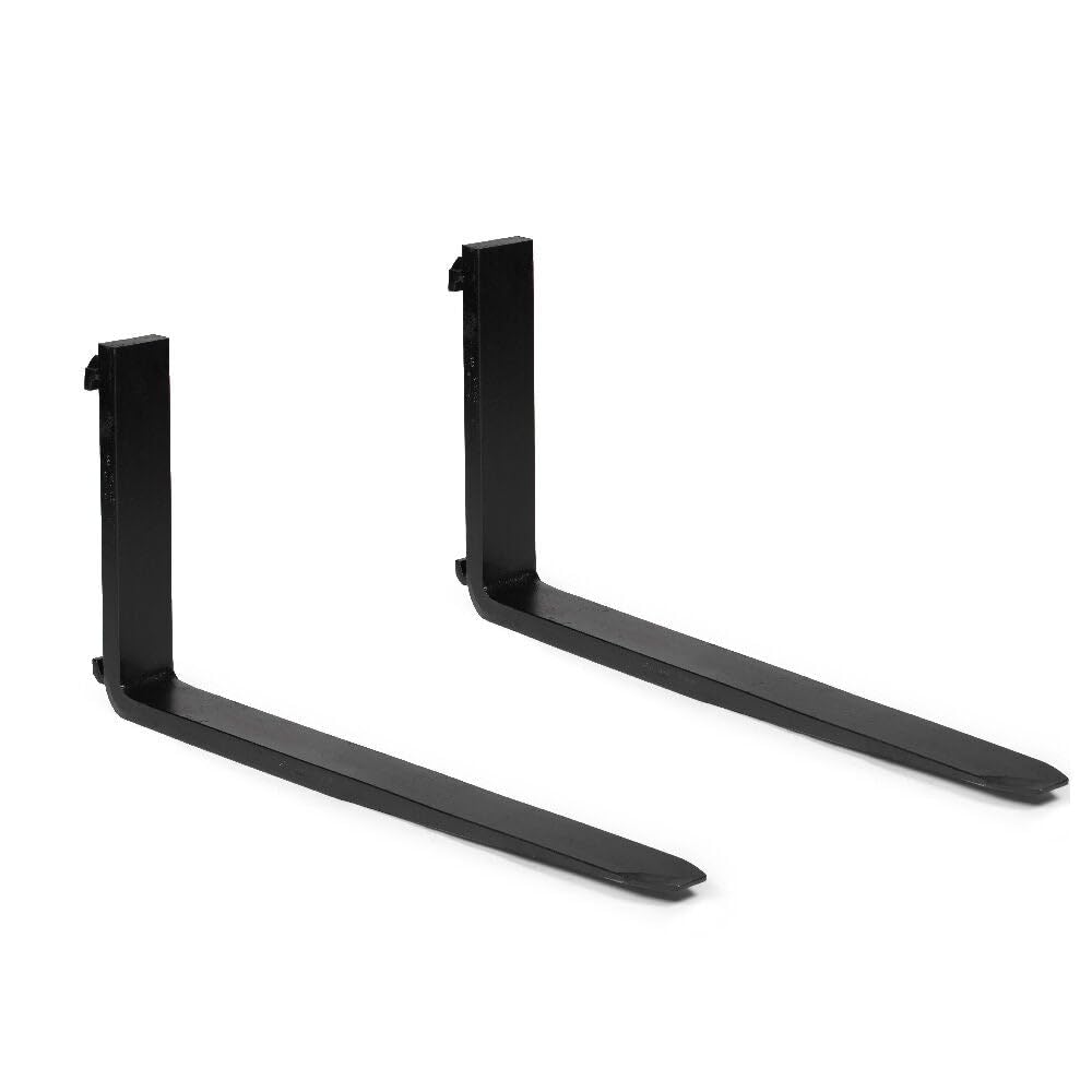 Titan Attachments 42in Pallet Fork Blades, 4,000 LB Load Capacity, Class II Forklift Blades