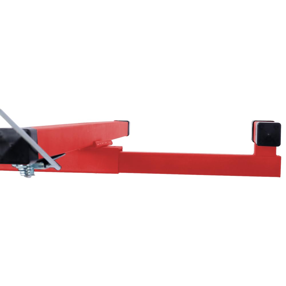 Drywall Lift Panel 11' Lift Drywall Panel Hoist Jack Lifter, RED+BLACK