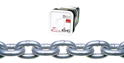 Campbell Chain 1/4 in. Oval Link Carbon Steel Proof Coil Chain 1/4 in. Dia. x 100 ft. L - Total Qty: 1; Each Pack Qty: 1