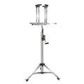 Sheetrock Lift Drywall Lift, Adjustable Telescopic Arm with Lockable Casters High 3.4M/3.7M/4.3M Drywall Jack Easy to Move Made of Galvanized Steel Pipe Stable and Durable(4.3M)