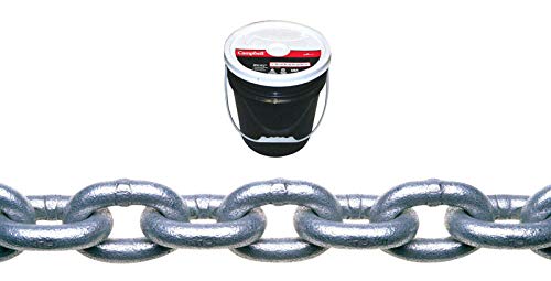 Campbell Chain 1/4 in. Oval Link Carbon Steel Proof Coil Chain 1/4 in. Dia. x 141 ft. L - Total Qty: 1