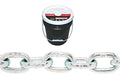 Campbell Chain 3/8 in. Oval Link Carbon Steel Proof Coil Chain 3/8 in. Dia. x 63 ft. L