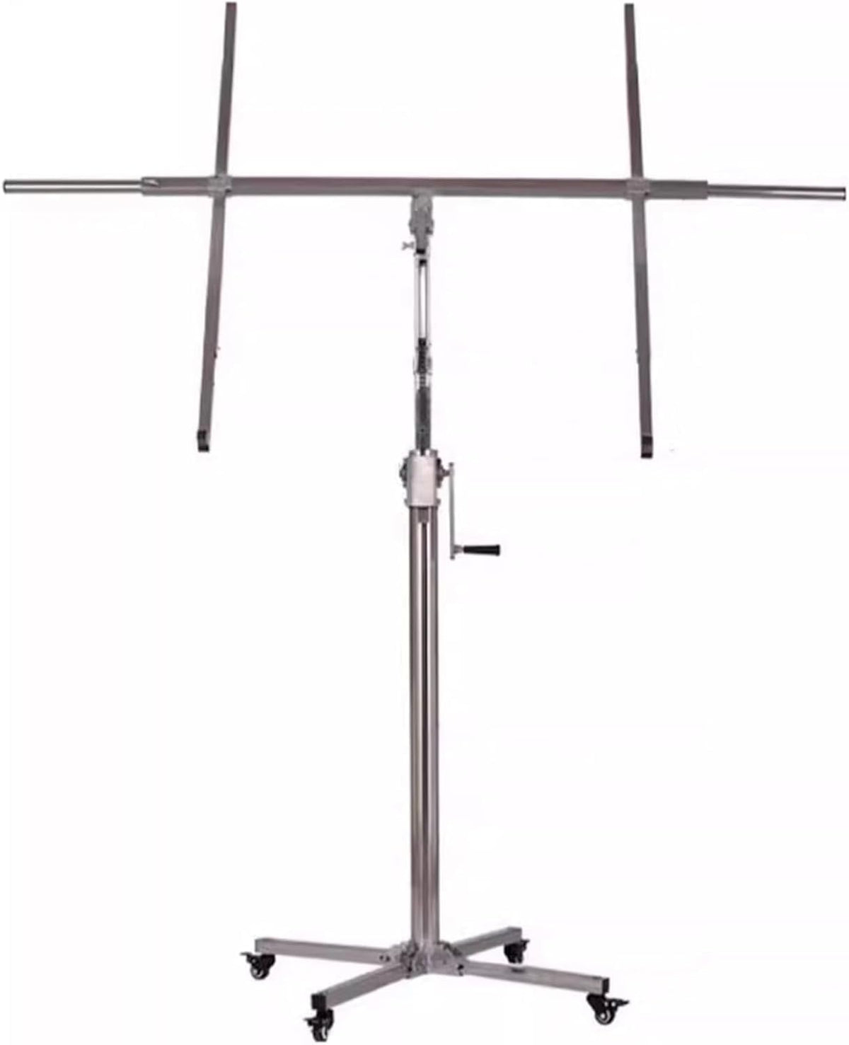 Dry Wall Jack Lifter Hand Tool, Sheetrock Lifting Tool Stainless Steel Drywall Hoist, Foldable Drywall Lifting Tools with Wheel, Max 9 10.5 12 13 Ft(Max Height 3.7m/12.1ft)