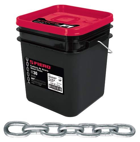 Truper 44273 / CAGA-3/8-33ft, 3/8" Galvanized Grade 30 Proof Coil Chain