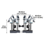 Washing Machine Base Movable Furniture Dolly Roller Mobile Base with 4 Swivel eels Washing Machine Stand Height 10" Adjustable 16"-25" Dryer and Refrigerator Stent Dolly for Dishwasher Wine Cooler