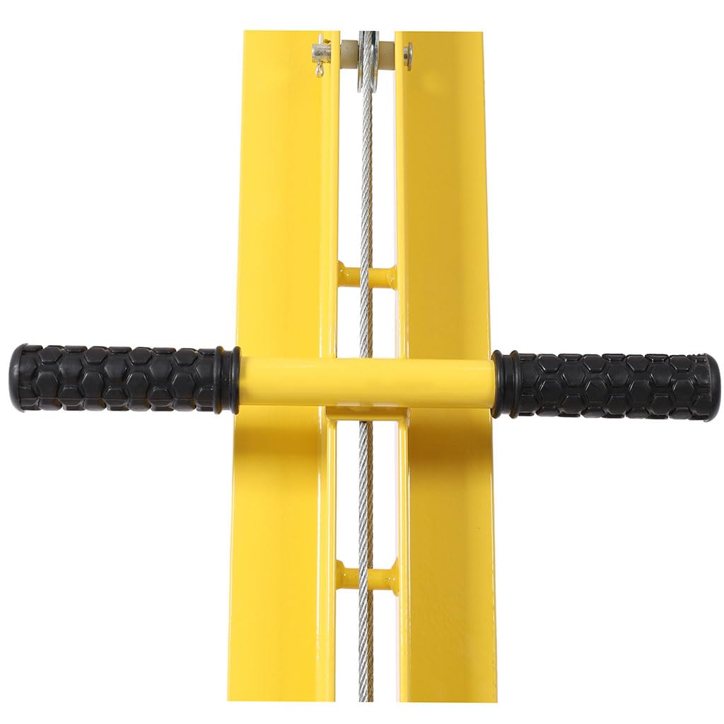 Drywall Lift, 150LBS Heavy Duty Sheetrock Lift with Rolling Caster Wheels