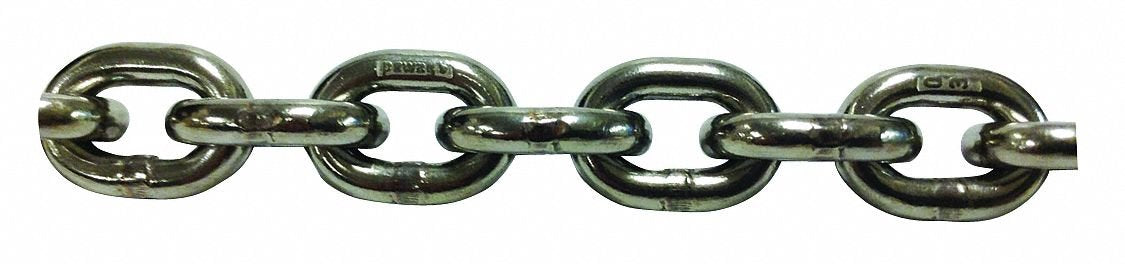 Chain, 10 ft. L, Trade Size 9/32 in.