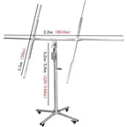 Plasterboard Lifter with Wheels, Heavy Duty Drywall Lift, Drywall Hoist Jack Tool Caster, Strong Load-bearing Capacity, for Carpentry Construction/Residential/Commercial,3.2m