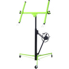 Tidyard Drywall Lift Panel Hoist, 11 Foot Adjustable Telescoping Steel Drywall Lifter with Built-in Winch Brake and Foldable Tripod Base for Home Renovation and Commercial Construction