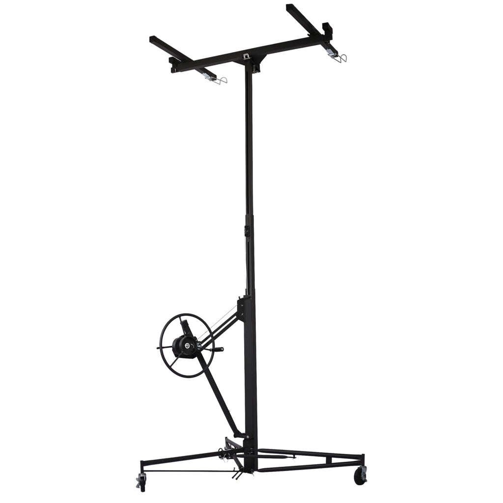 Drywall Lift Panel Hoist Jack Lifter, Black
