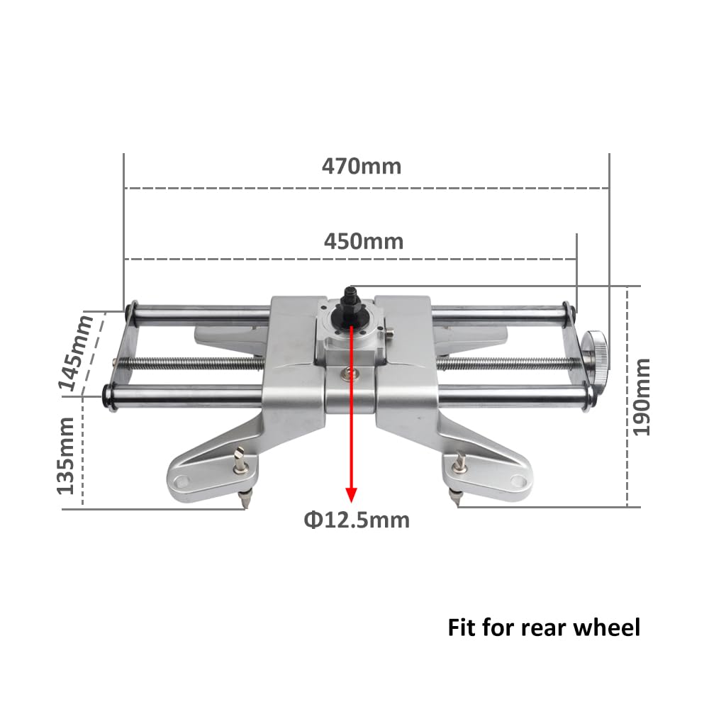 4-Piece, Car Wheel Alignment Tool Clamp, 3D Display, Wheel Alignment Balancing Tools, Wheel Clamp, Fits 11-24-Inch Rims