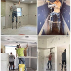 Adjustable Aluminum Drywall Riser, Painter's Lift for Wall & Ceiling Work, 18-30 Inch Height, Lightweight Alloy Construction, Perfect for Home Improvement & DIY Projects