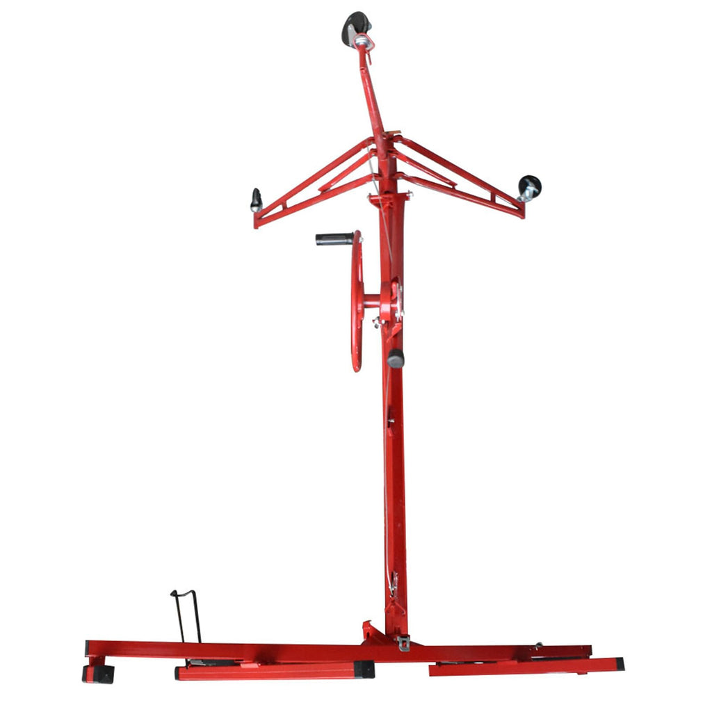 waltyotur 16Ft Red Drywall Panel Hoist with Caster