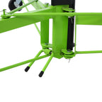 Drywall Lift Panel 11' Lift Drywall Panel Hoist Jack Lifter, Black+Yellow