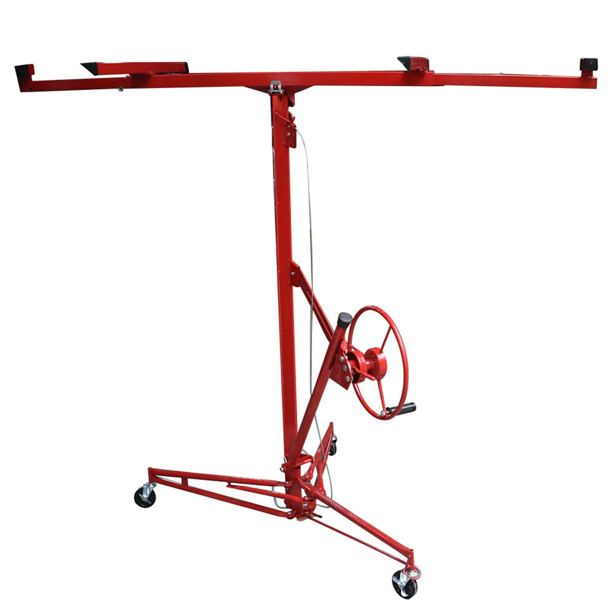waltyotur 16Ft Red Drywall Panel Hoist with Caster