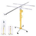 Drywall Lift Drywall Jack Lift with Electric Hammer & Level Bracket, Rolling Plaster Board Lifter, 3.0/4/5 M Drywall Lifter Panel Hoist for Ceiling and Walls(4.5 m(14.7ft))