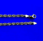 14K White Gold Rope Chain Necklace Bracelet Diamond Cut Real Gold 2mm-6mm 7"-30" | MADE IN ITALY