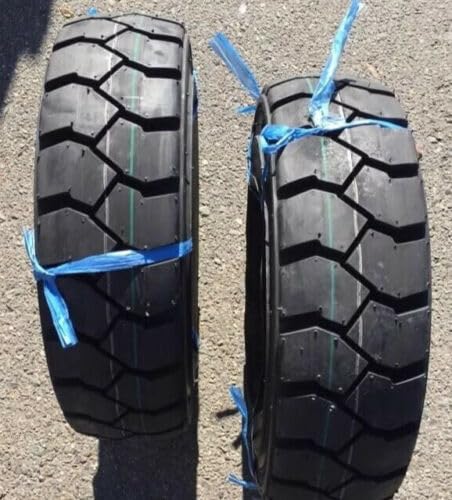 Two 7.00-12 Forklift Tires With Tubes, Flap Grip Plus Heavy Duty 700-12