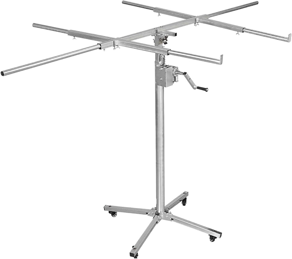 Heavy Duty Drywall Lift Plaster Board Lifter Drywall Plasterboard Lifter with Wheels Height 10.5/12.4FT Load Capacity 170 lbs Easy to Assemble and Move Suitable for Construction Sites,3.2m