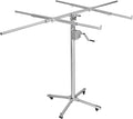 Heavy Duty Drywall Lift Plaster Board Lifter Drywall Plasterboard Lifter with Wheels Height 10.5/12.4FT Load Capacity 170 lbs Easy to Assemble and Move Suitable for Construction Sites,3.2m