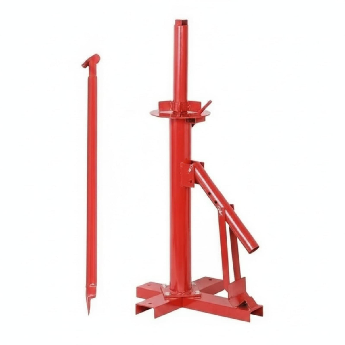 Tire Repair Machine Manual Tire Changer Tire Tool Wheel Bead Breaker Iron Structure Sturdy Painted Metal Efficient Bead Lifting Suitable for Mechanics DIY Projects Home garages