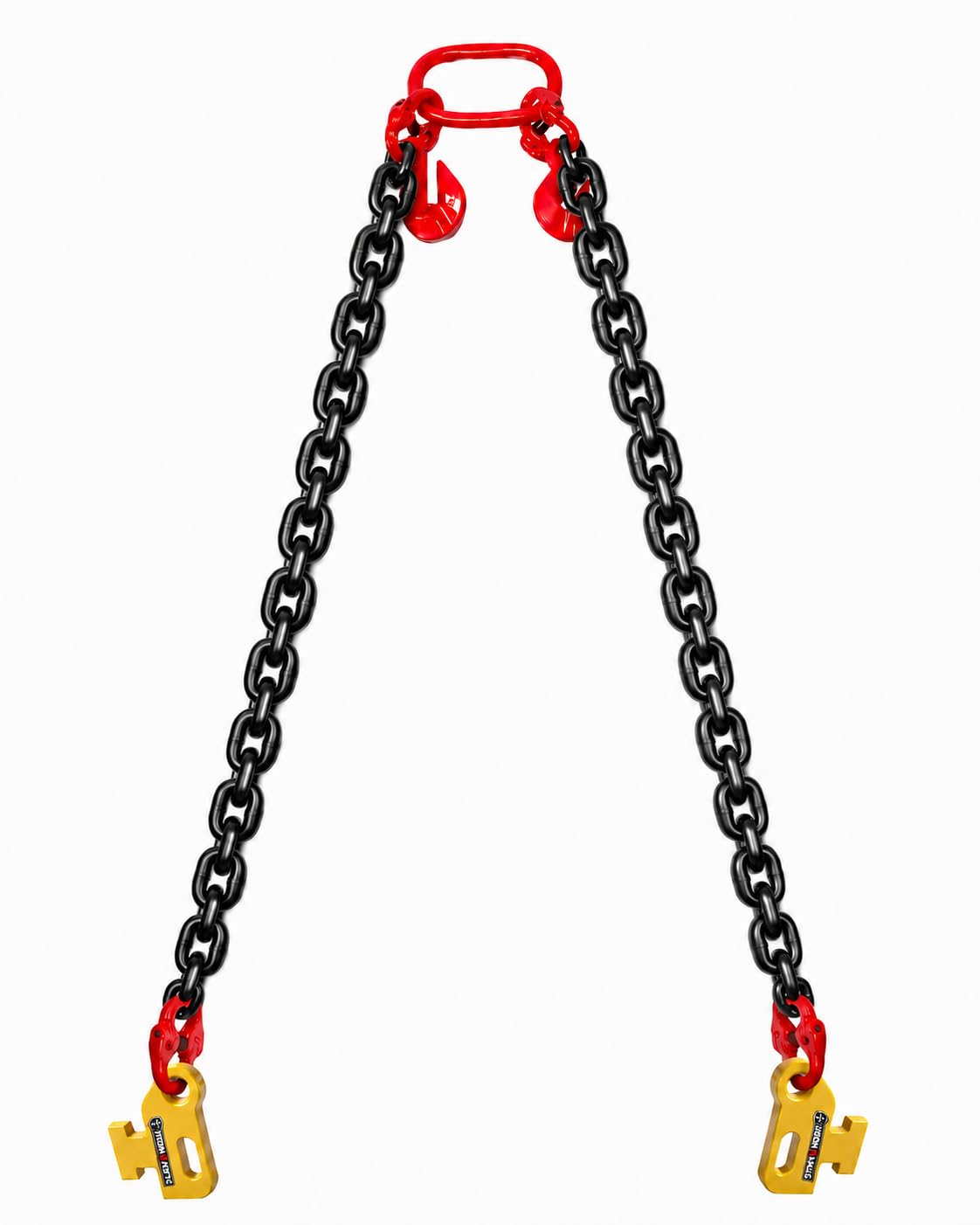 Shipping Container Lifting Chain Sling Kit, G100 8800 lb