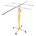 JYHHCYS Drywall Jack Lift for Ceiling and Walls, 10Ft 11Feet 13Foot 15' 16Ft Tall Rolling Sheetrock Lift with Universal Wheel, Drywall Panel Hoist for Gypsum/Wooden/Metal/PVC Board(4 m/13.1 ft)