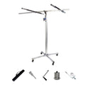 FORRTY Plaster Board Lifter PortableDrywall Lift Panel Hoist Construction Tools Sheetrock Drywall Panel Lifter Level Bracket Lockable Wheels(3.2m)