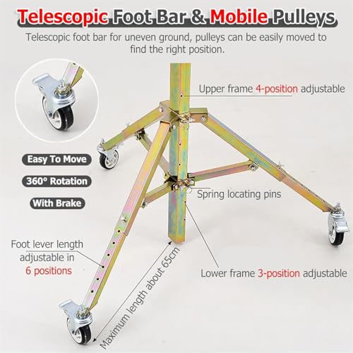 Plasterboard Lifter, Heavy Duty Drywall Lift Hoist Tool, for Construction/Industrial/Business